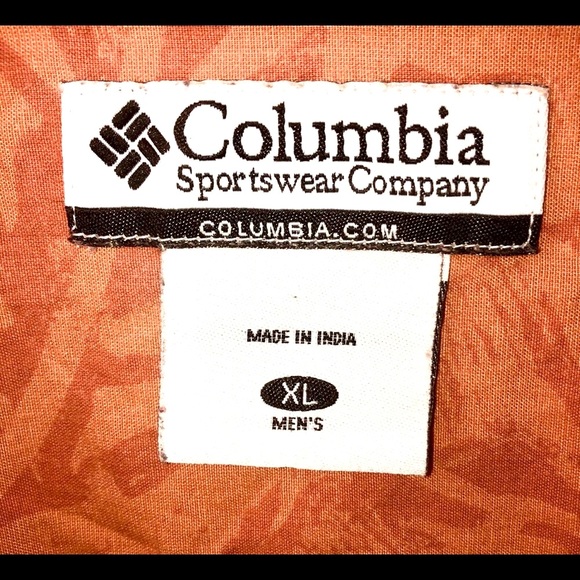 Columbia Mens Button S/S Camp Shirt - Picture 2 of 5